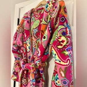 Vera Bradley plush robe